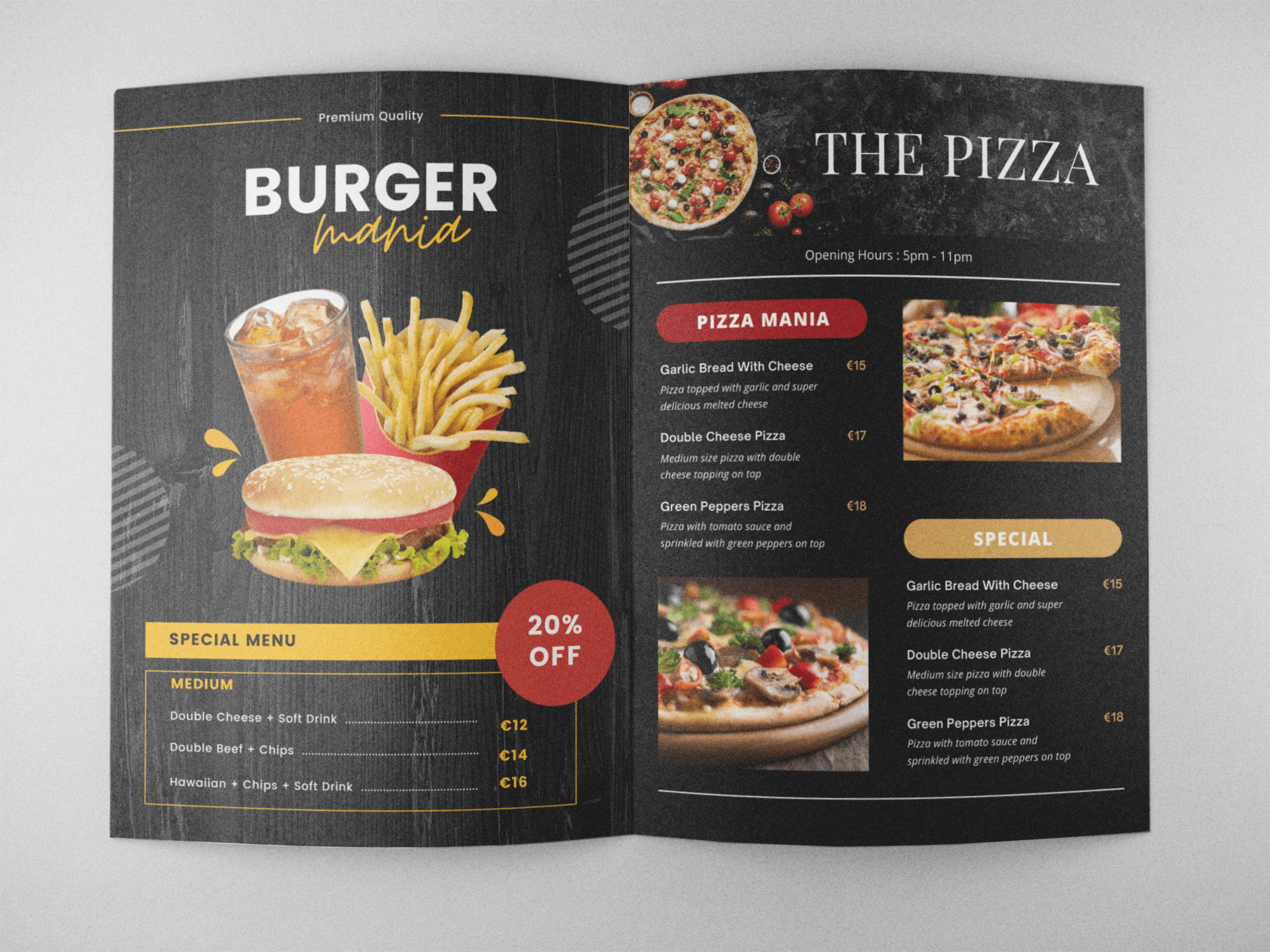 Menus, Placemats & Keycard Holders: Professional Hospitality Printing - Jaycee