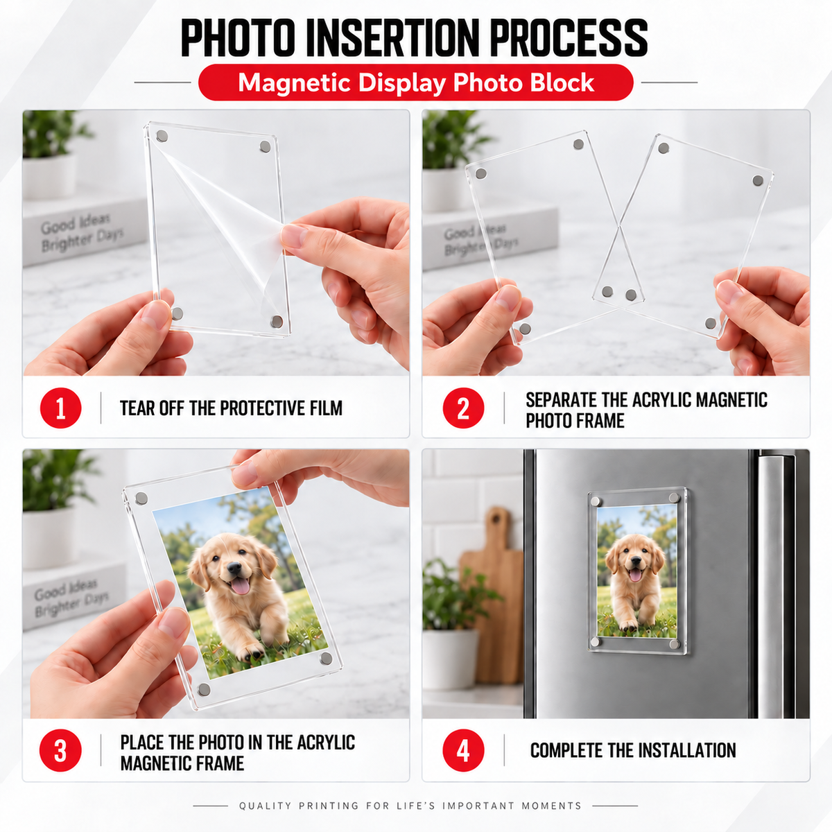 Magnetic Photo Block