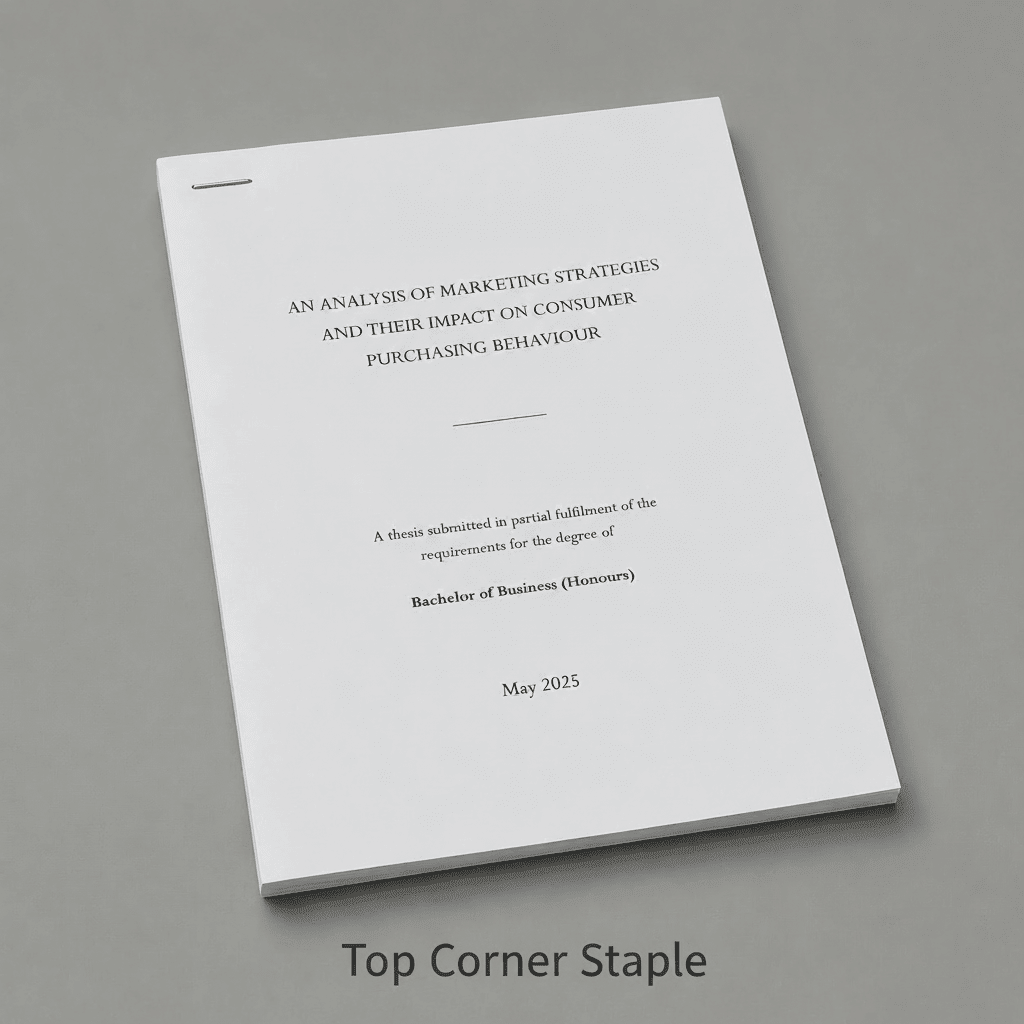 A4 Black & White Document Printing & Binding Online - Jaycee