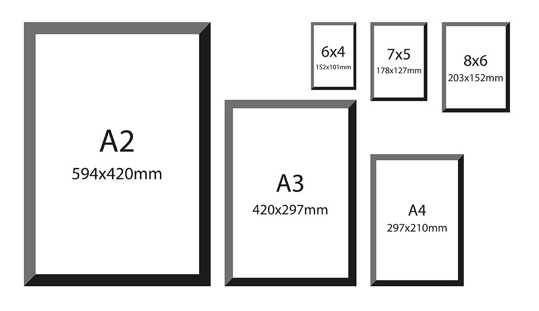 Superb Photo Frames Printing - A4 White Photo Frame - Jaycee