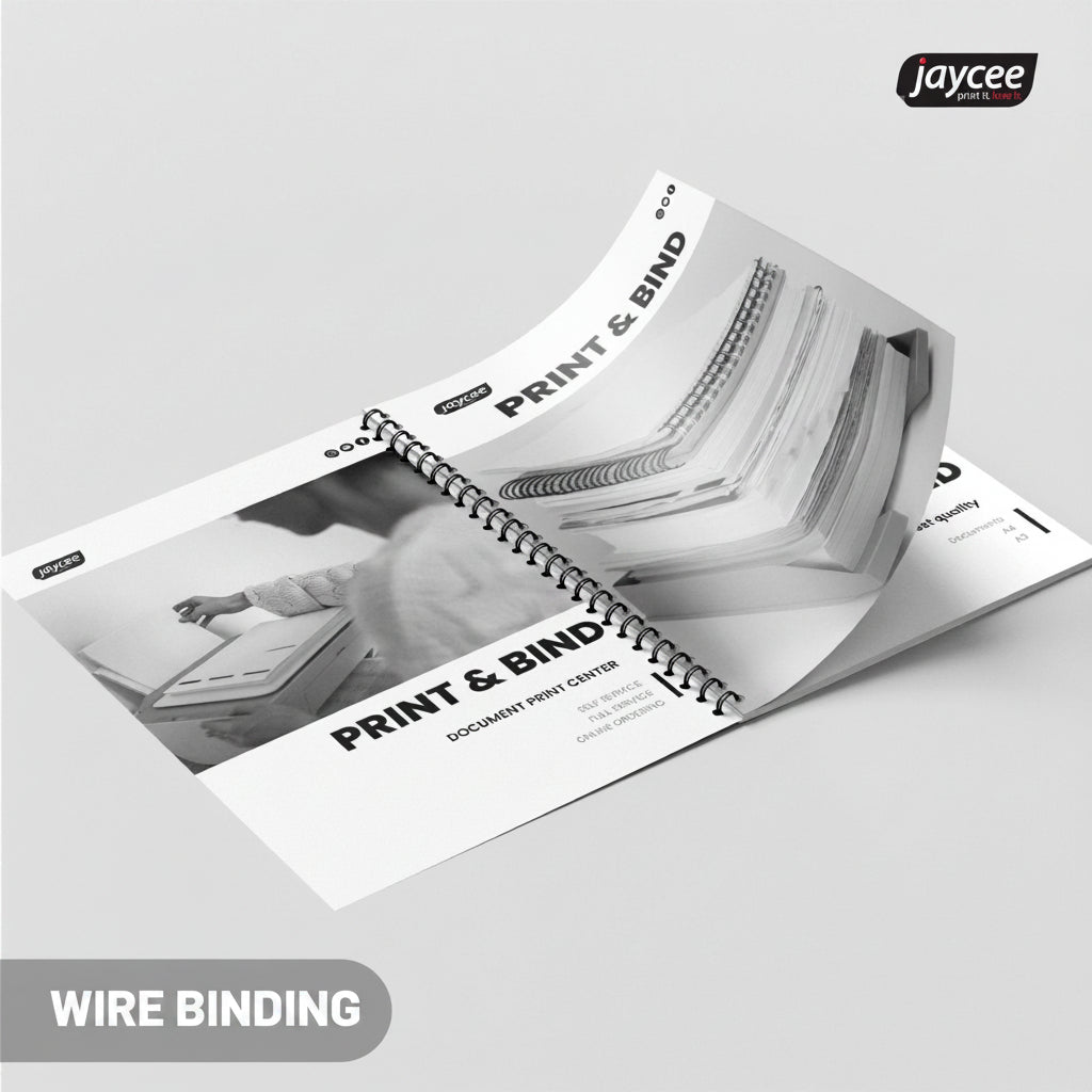 A5 Black Document Print & Bind - Jaycee