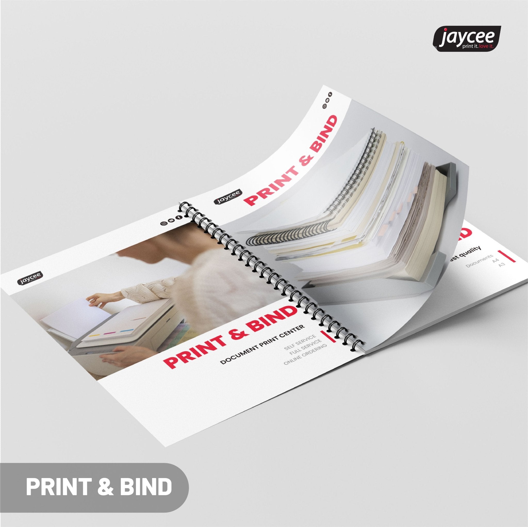 A5 Mixed Document Print & Bind - Jaycee