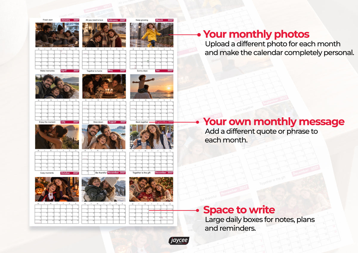Poster Calendar | 12 Photos