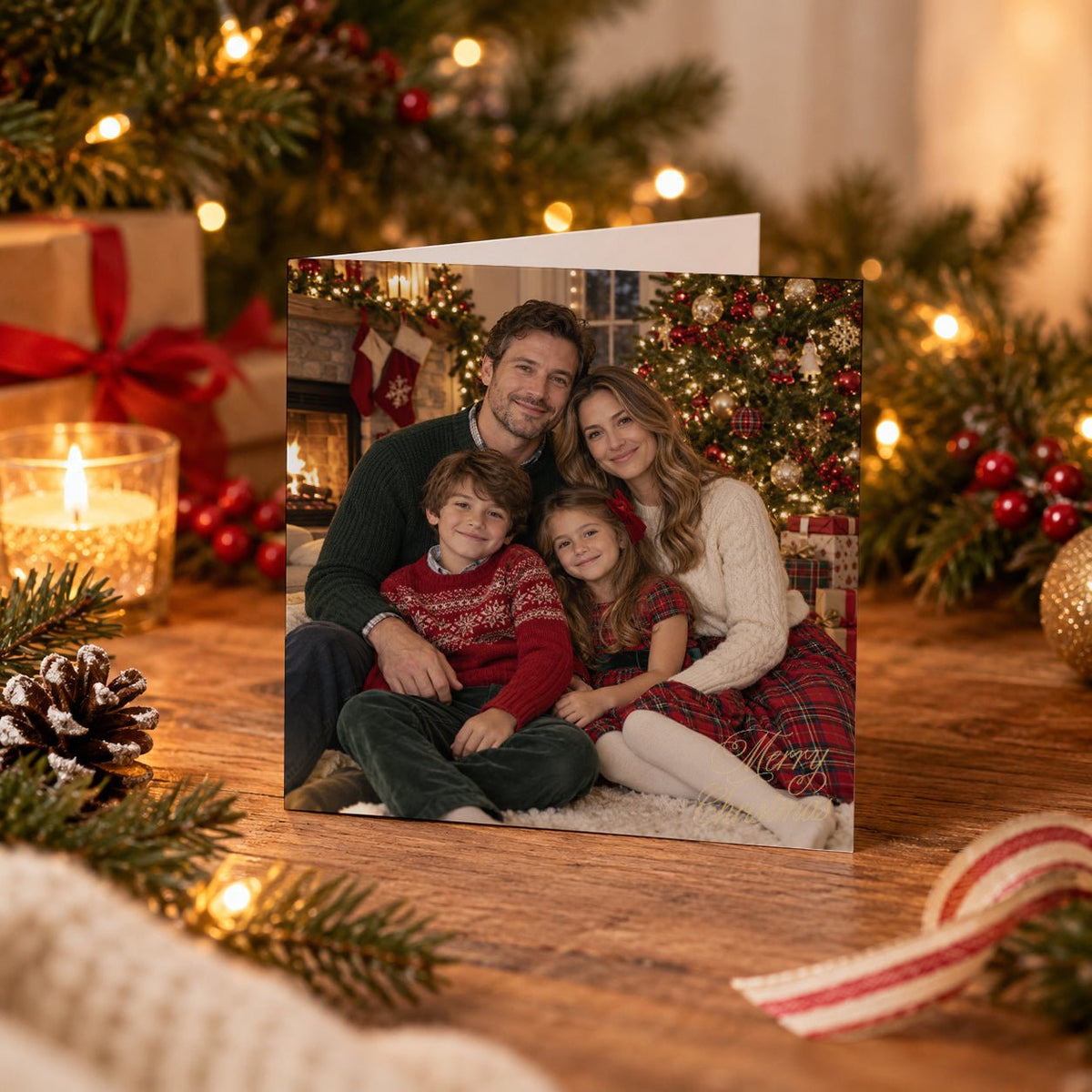 Personalised Photo Christmas Cards - Jaycee