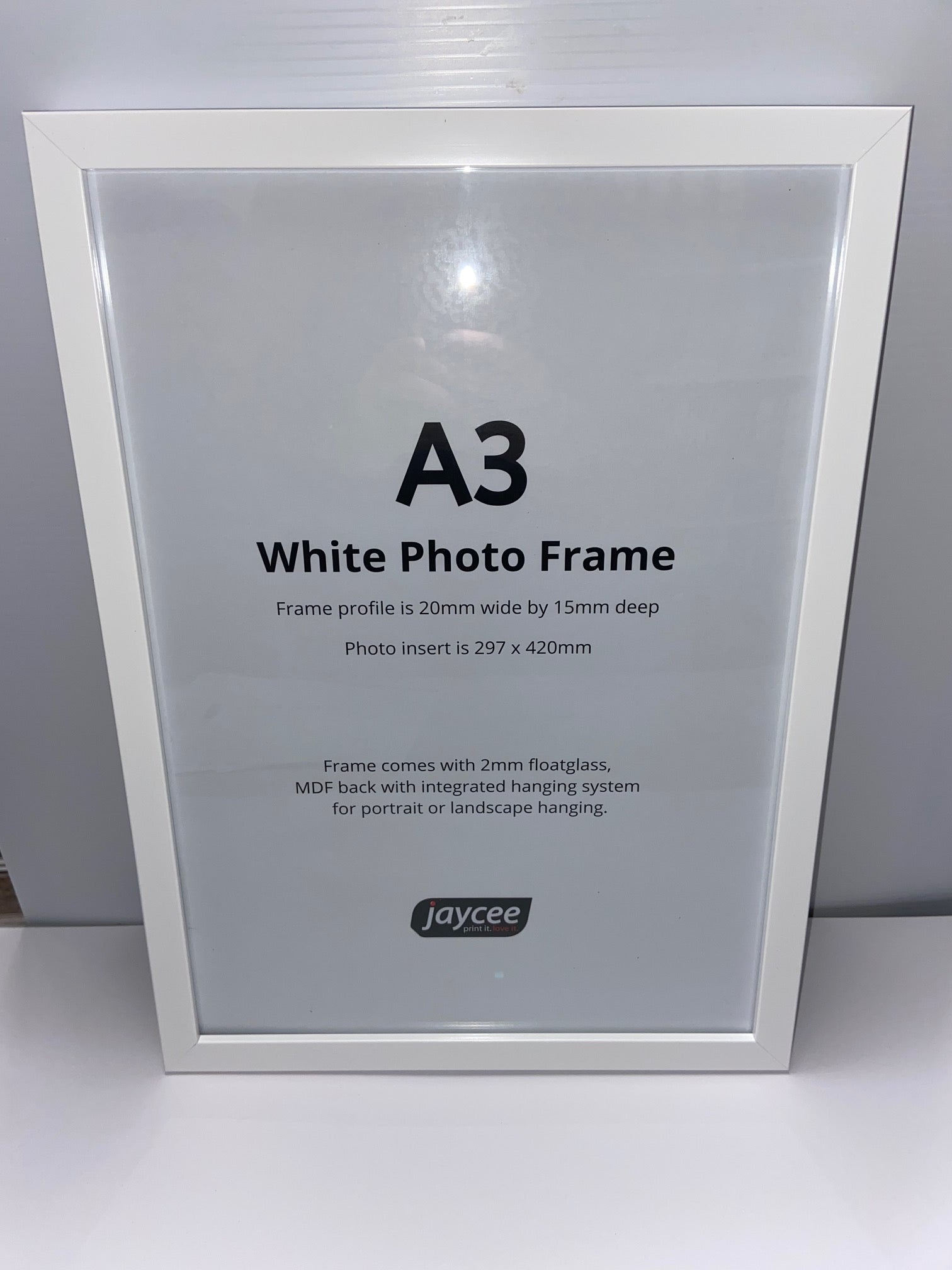 A3 White Photo Frame - Jaycee