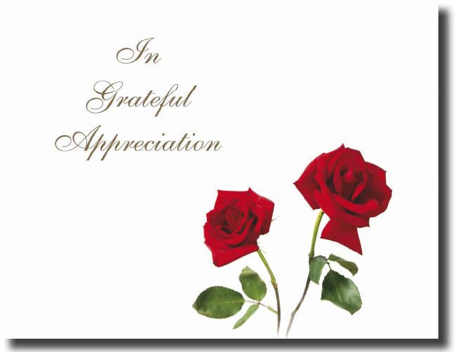 Acknowledgment Card Single 1405 - Jaycee