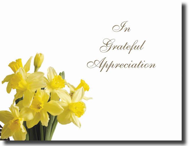 Acknowledgment Card Single 1406 - Jaycee