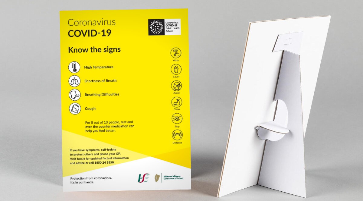 Counter Information Card A4 - Jaycee