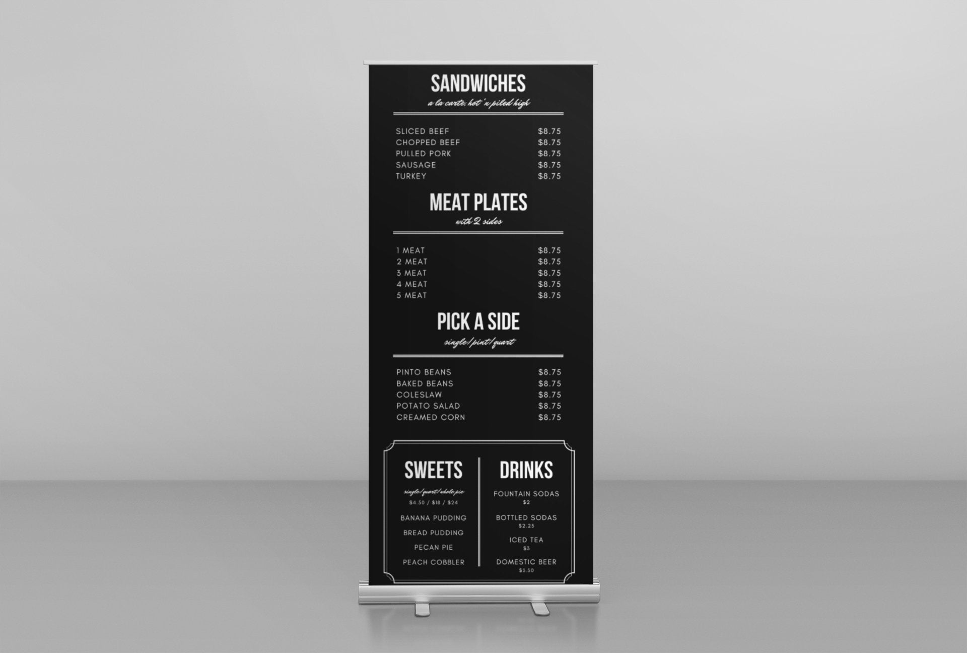 Economy Pull-up Banner - Jaycee