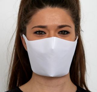 Face mask washable white - Jaycee