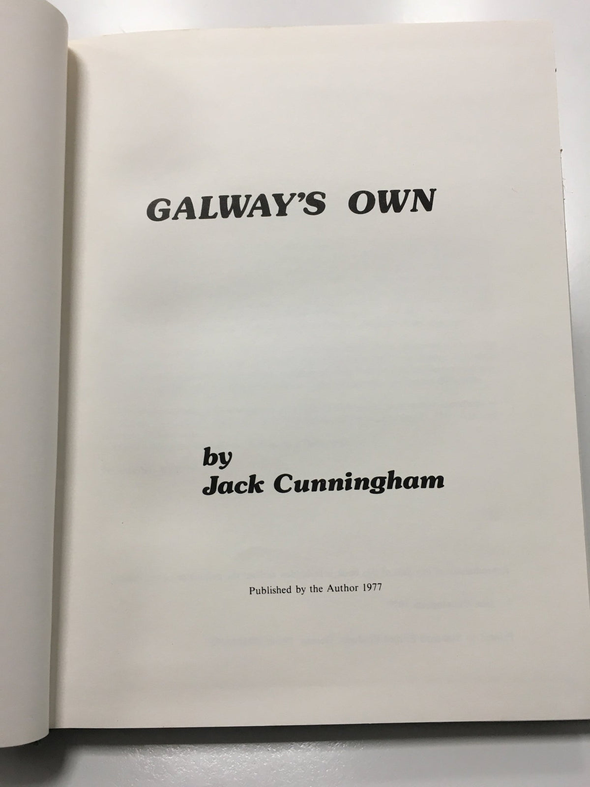 Galways Own by Jack Cunningham - Jaycee