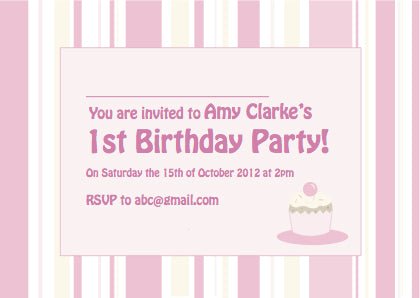 Kids Party Invite 5001 - Jaycee