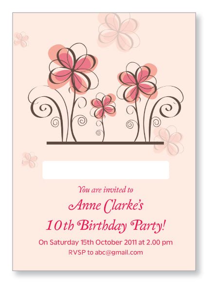 Kids Party Invite 5022 - Jaycee