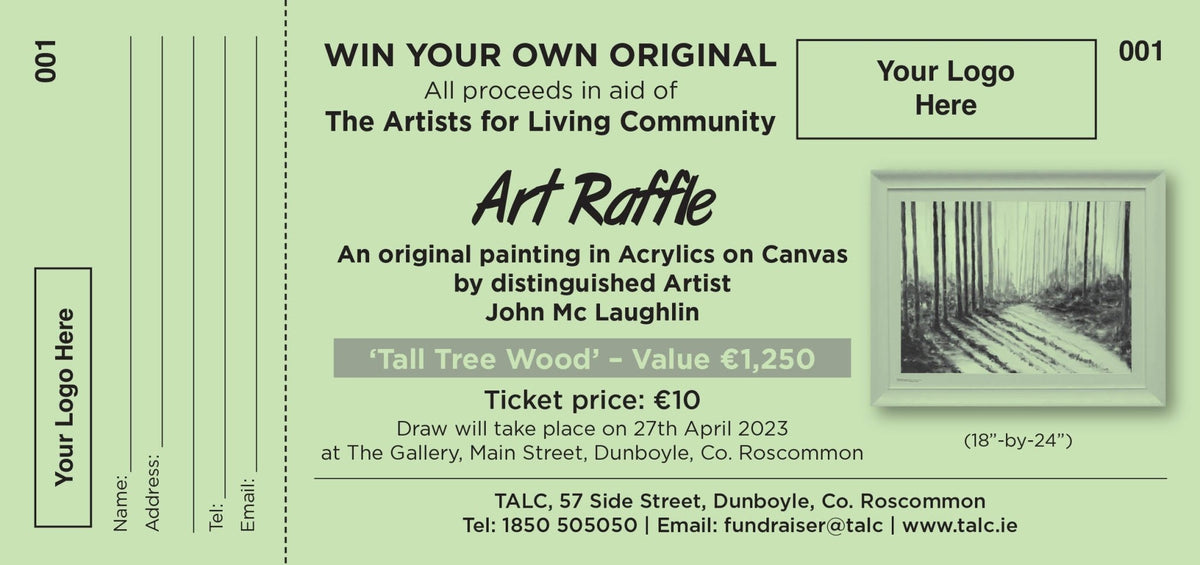 Raffle Ticket (Black ink) - Jaycee
