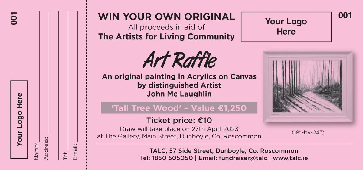 Raffle Ticket (Black ink) - Jaycee