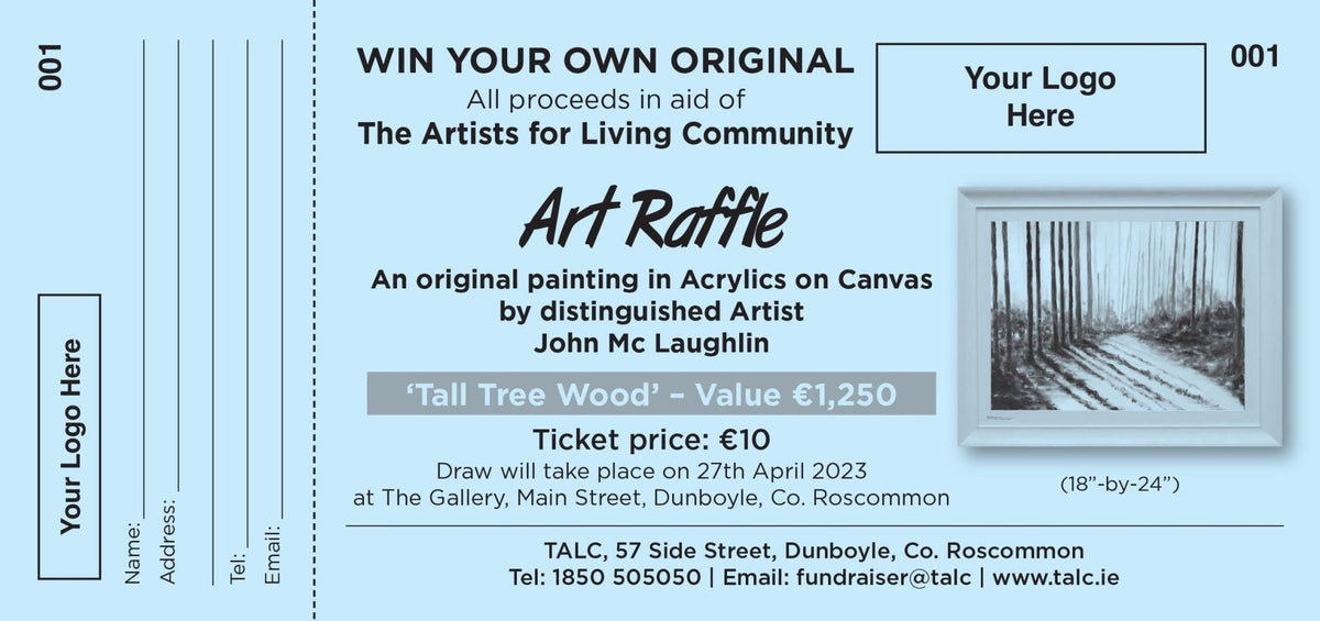 Raffle Ticket (Black ink) - Jaycee