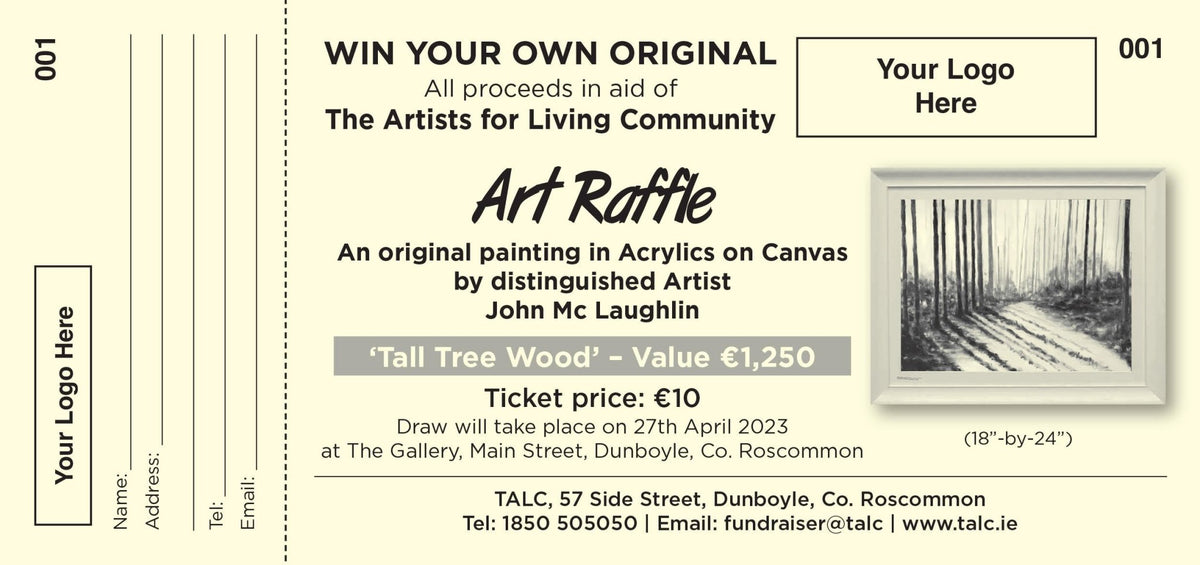 Raffle Ticket (Black ink) - Jaycee