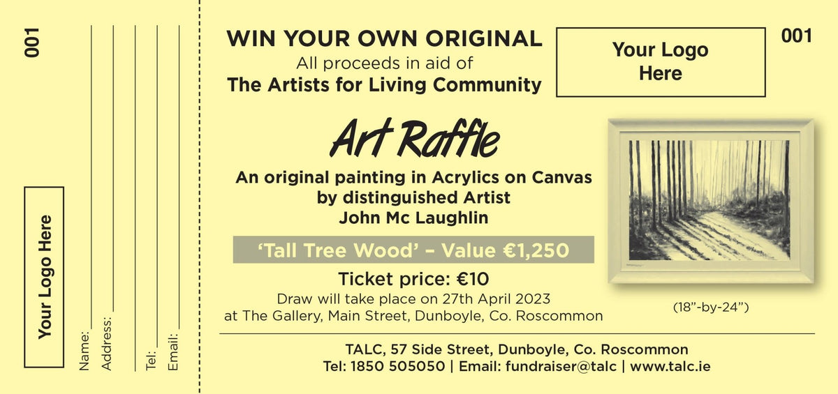 Raffle Ticket (Black ink) - Jaycee