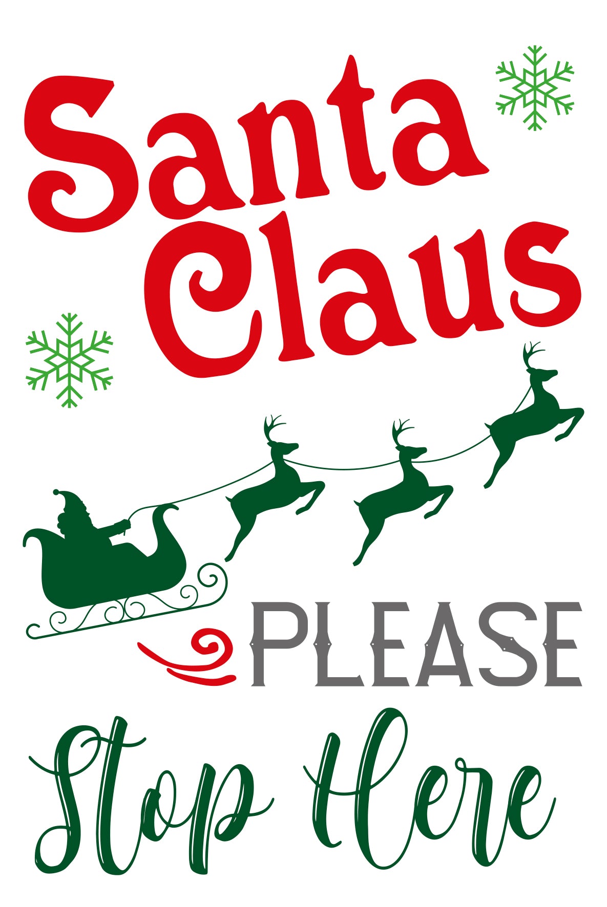 Santa Signage - Jaycee