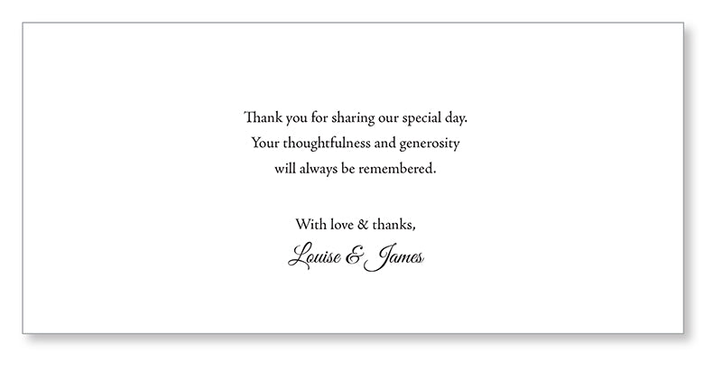 Thank You Card TY10 - Jaycee