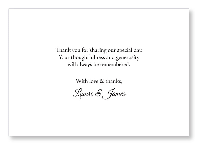 Thank You Card TY3 - Jaycee