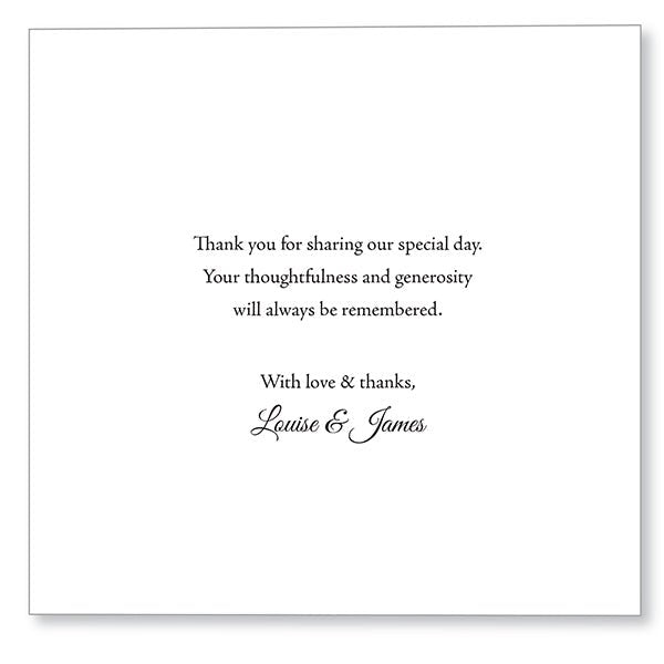 Thank You Card TY4 - Jaycee