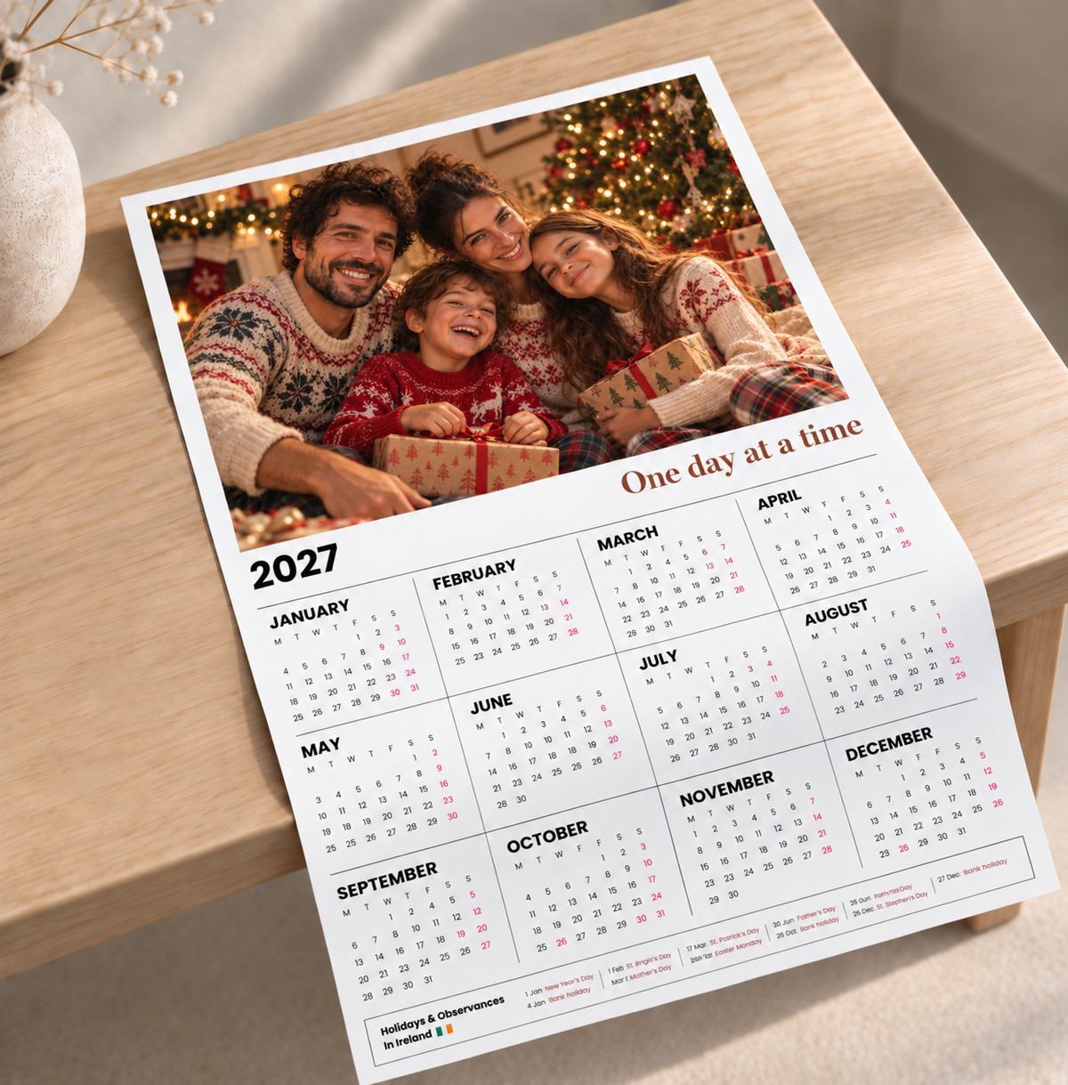 Poster Calendar | One Photo