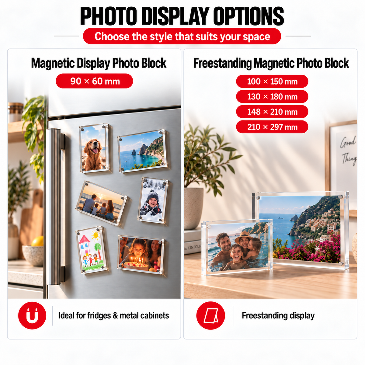 Magnetic Photo Block