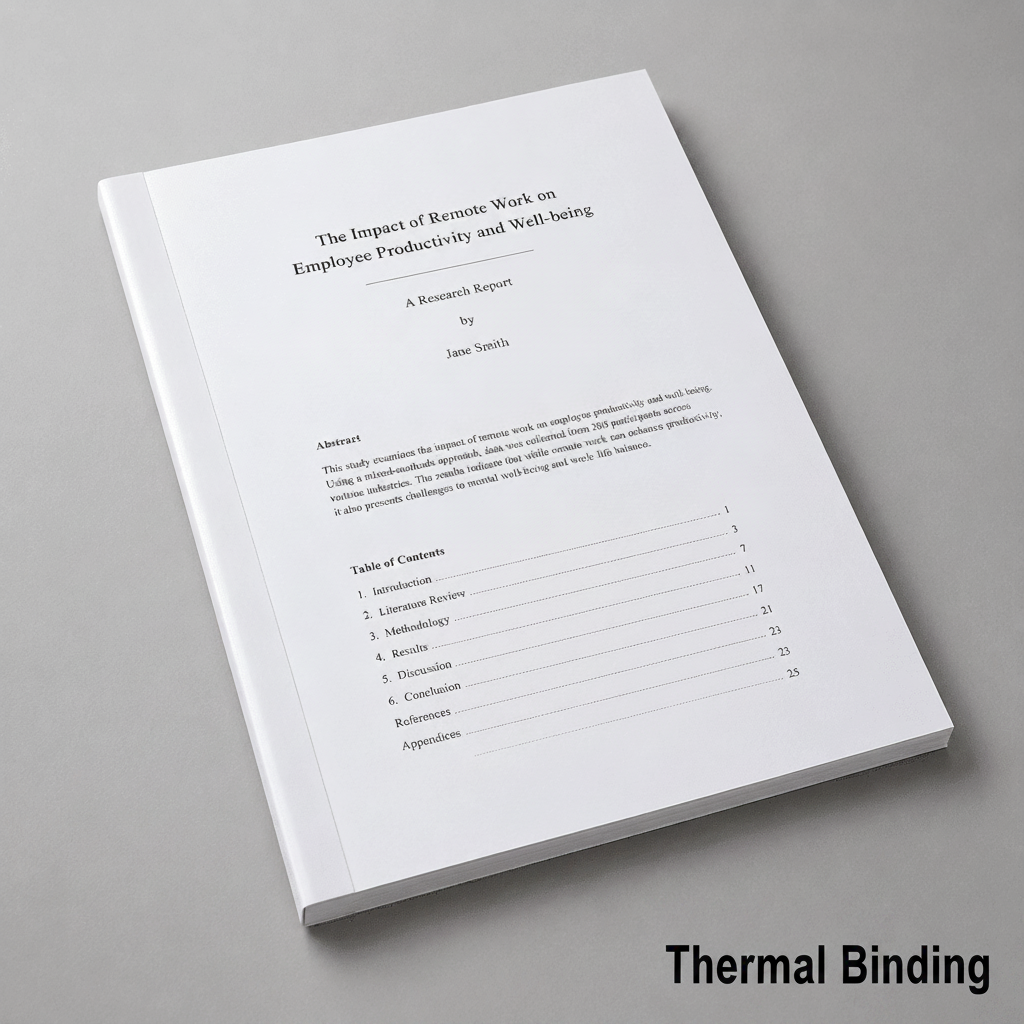 A4 Black & White Document Printing & Binding Online - Jaycee