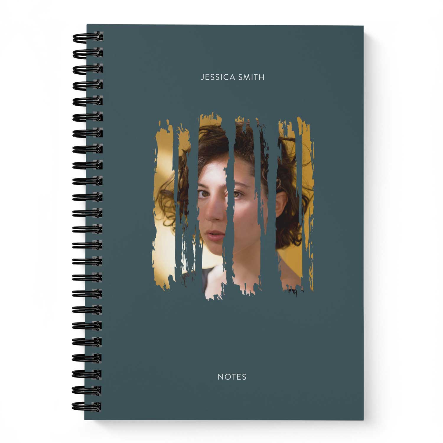 A5 Notebook - Brush Strokes - Jaycee