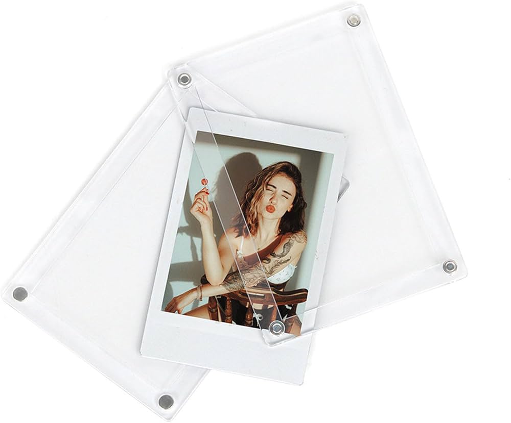 Acrylic Fridge Magnet Photo Frame - Jaycee