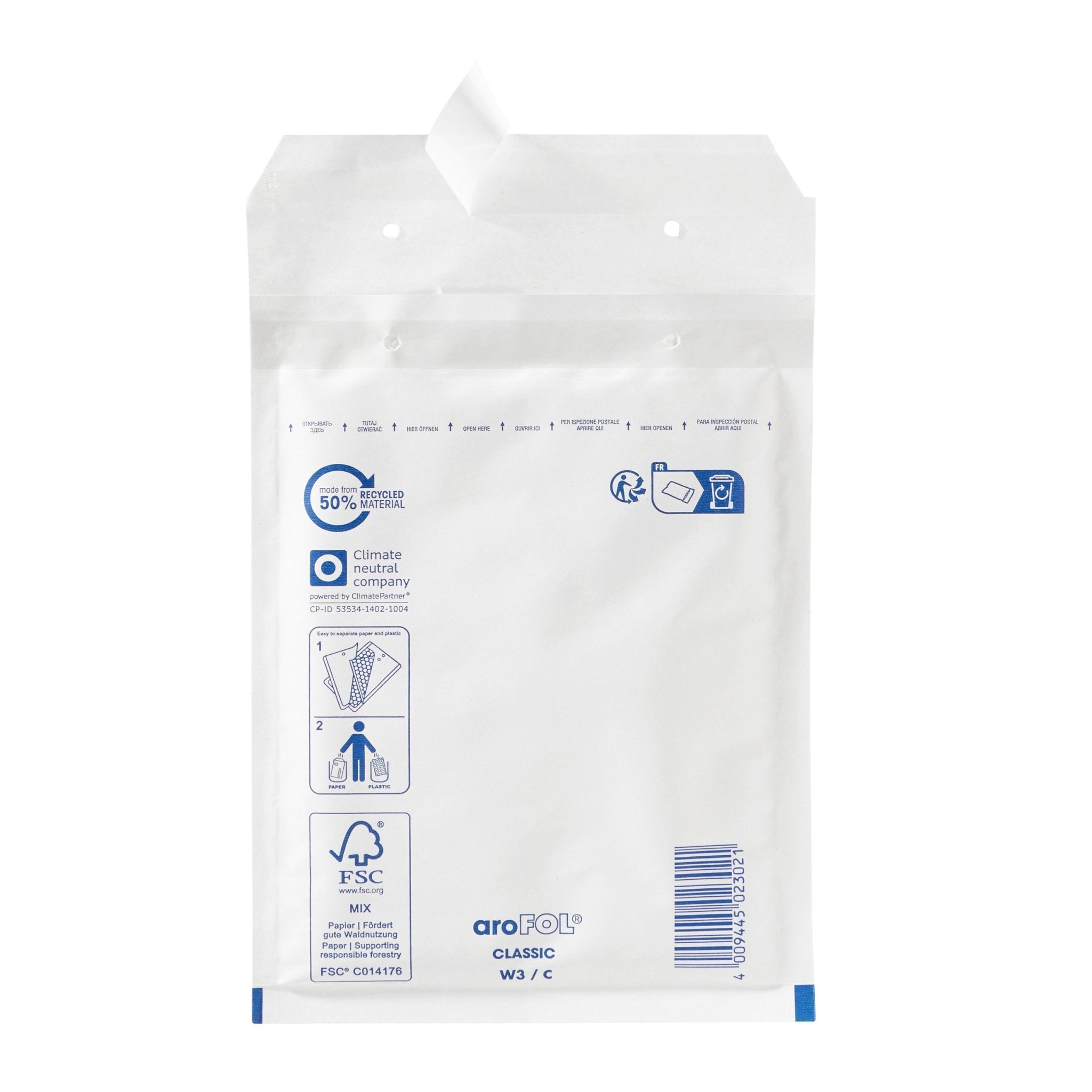 C5 White Padded Envelope - Jaycee