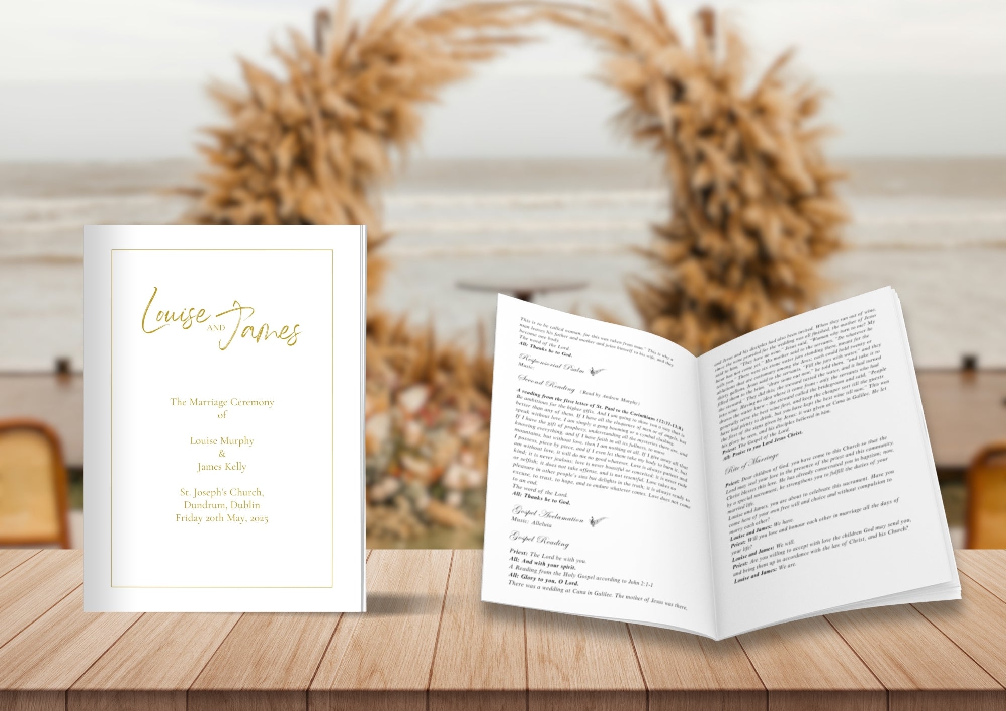 Ceremony Booklet Classic 163 - Jaycee