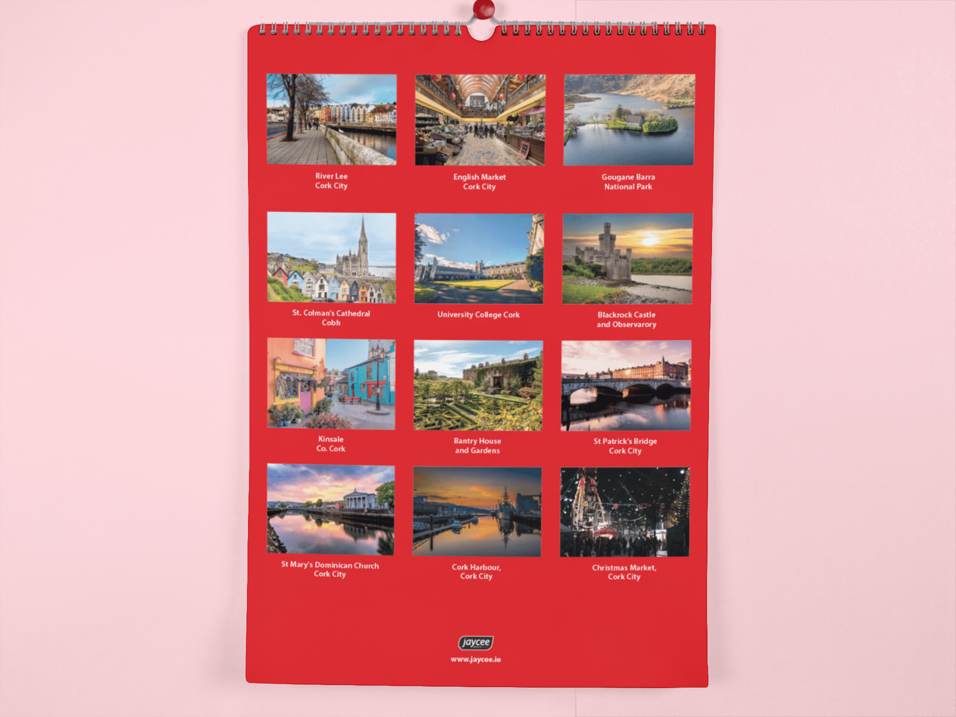 Cork 2026 A4 Wall Calendar - Jaycee