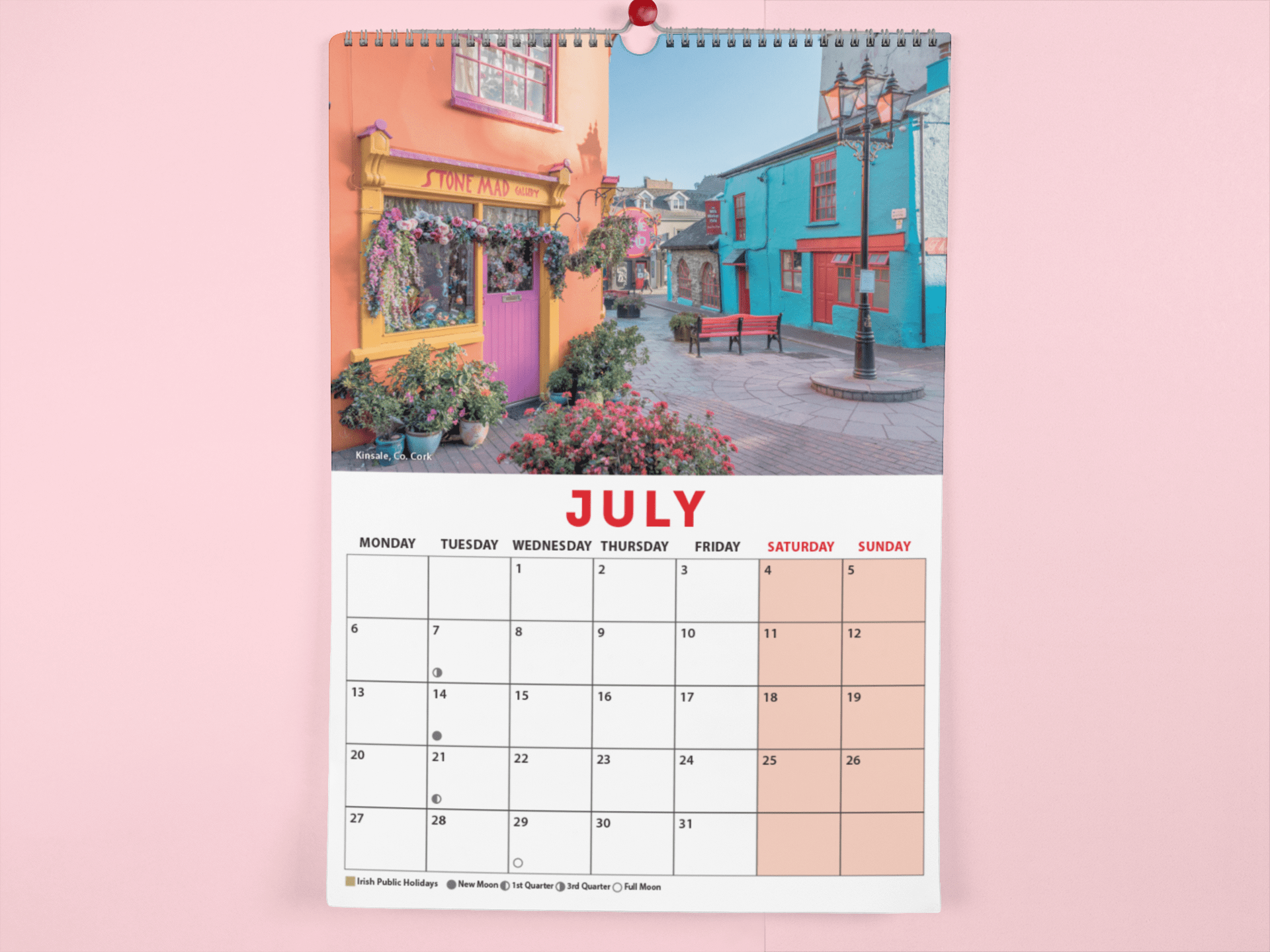 Cork 2026 A4 Wall Calendar - Jaycee