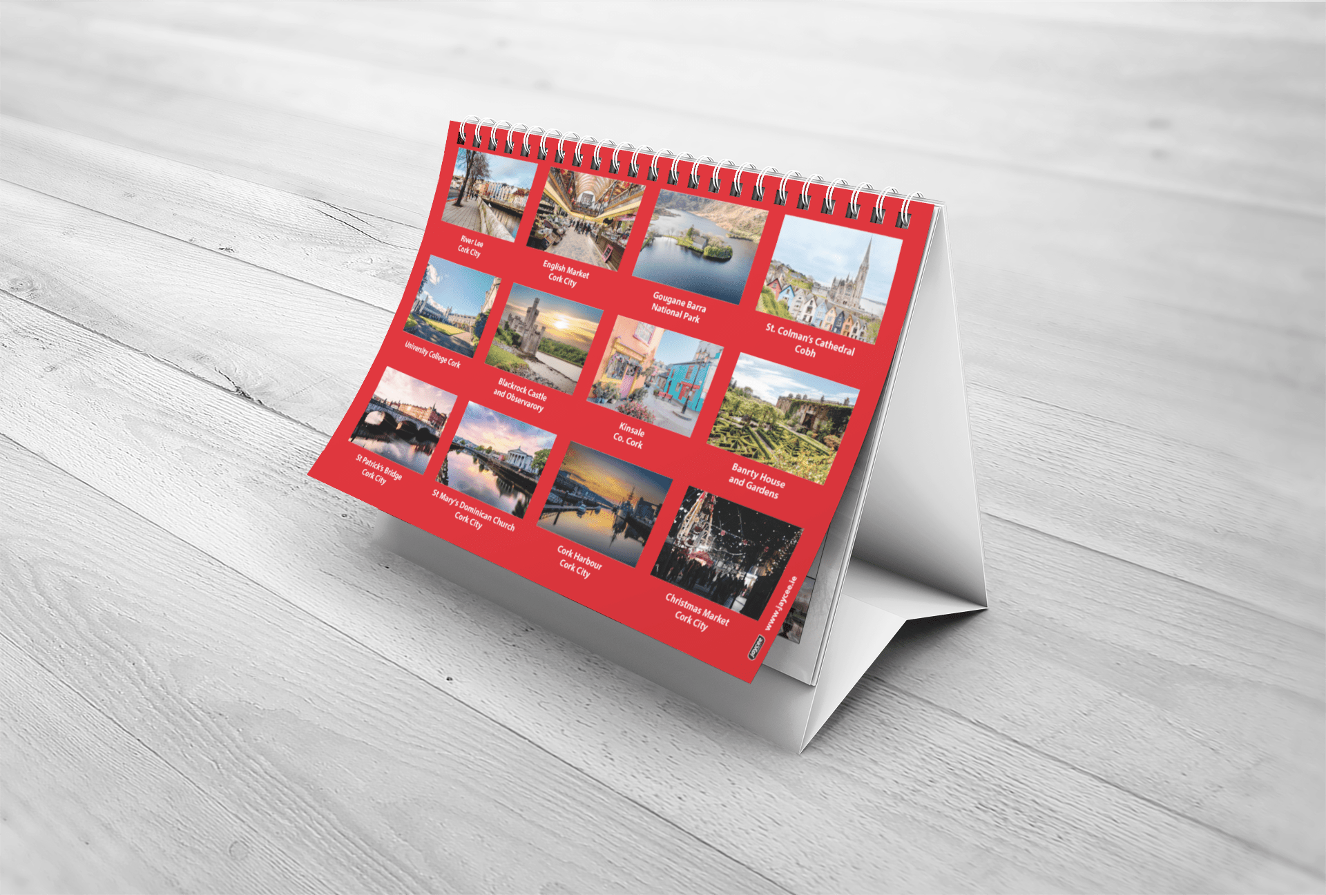 Cork 2026 A5 Desk Calendar - Jaycee