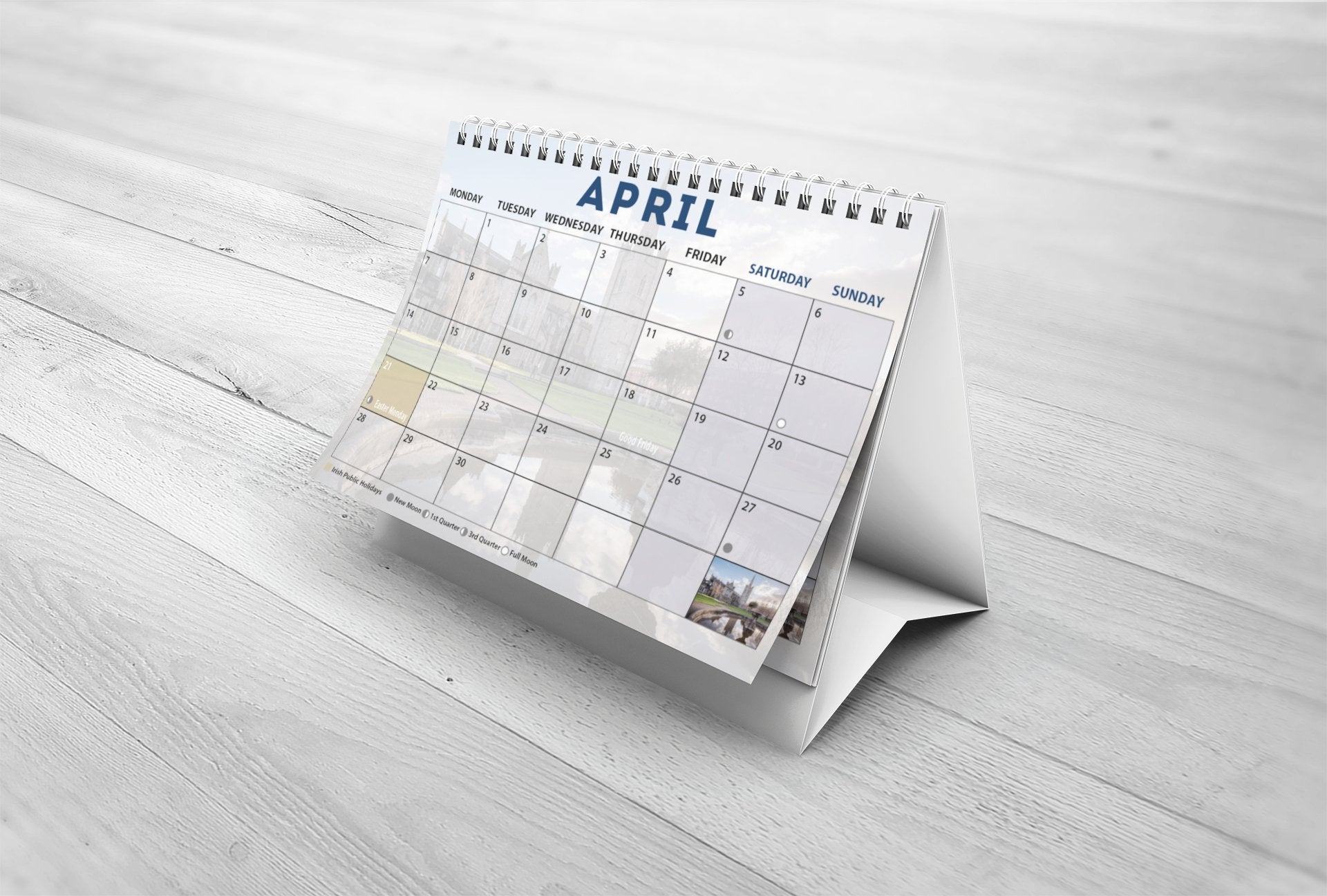 Dublin 2025 A5 Desk Calendar - Jaycee