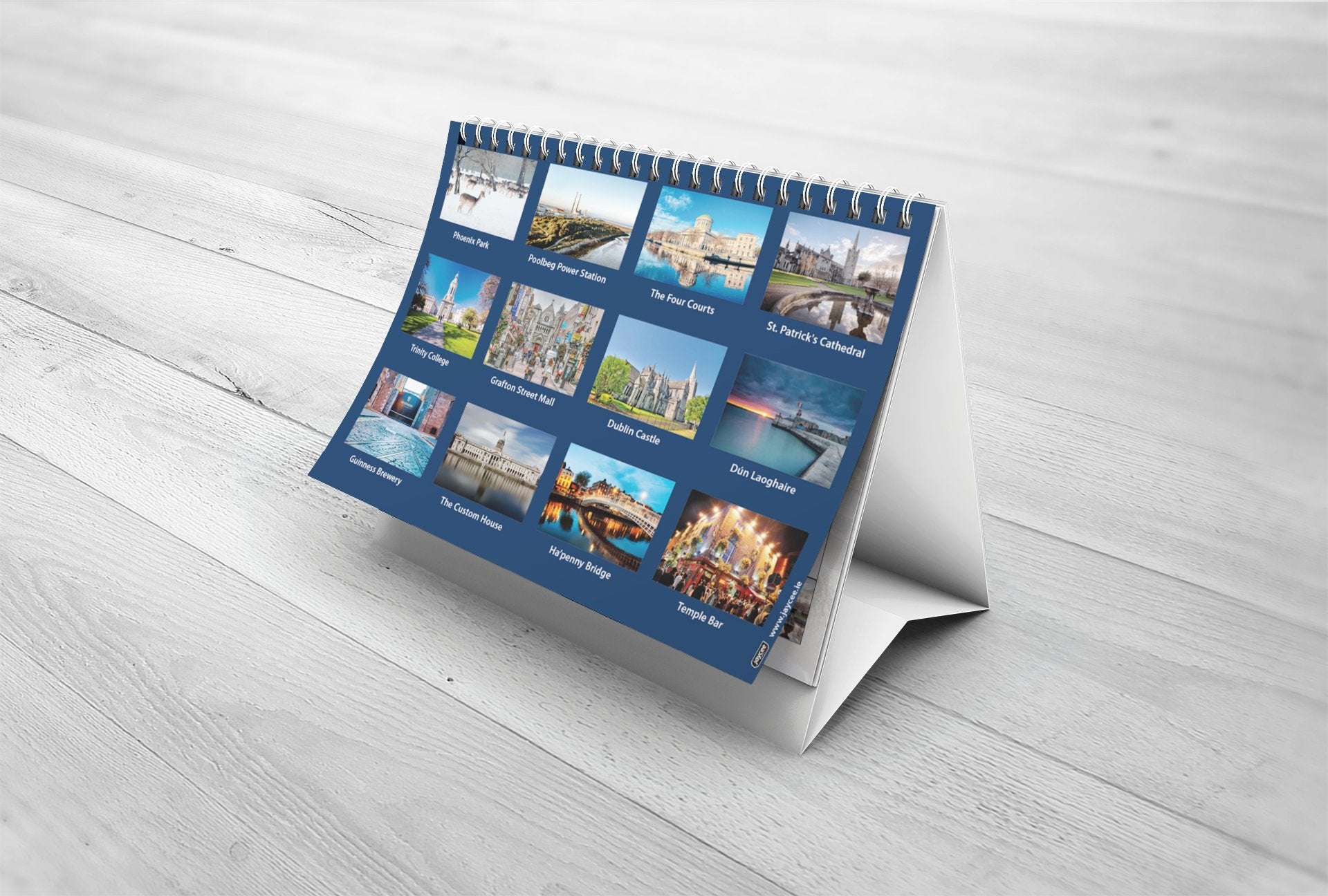Dublin 2025 A5 Desk Calendar - Jaycee