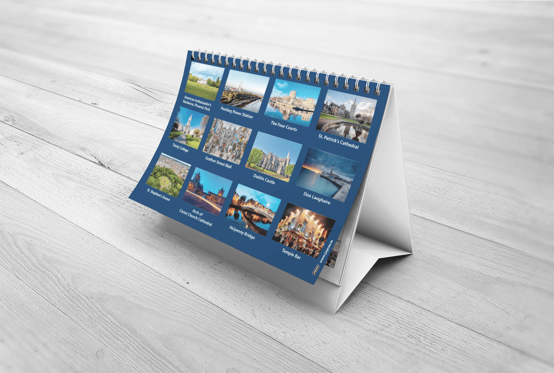 Dublin 2026 A5 Desk Calendar - Jaycee