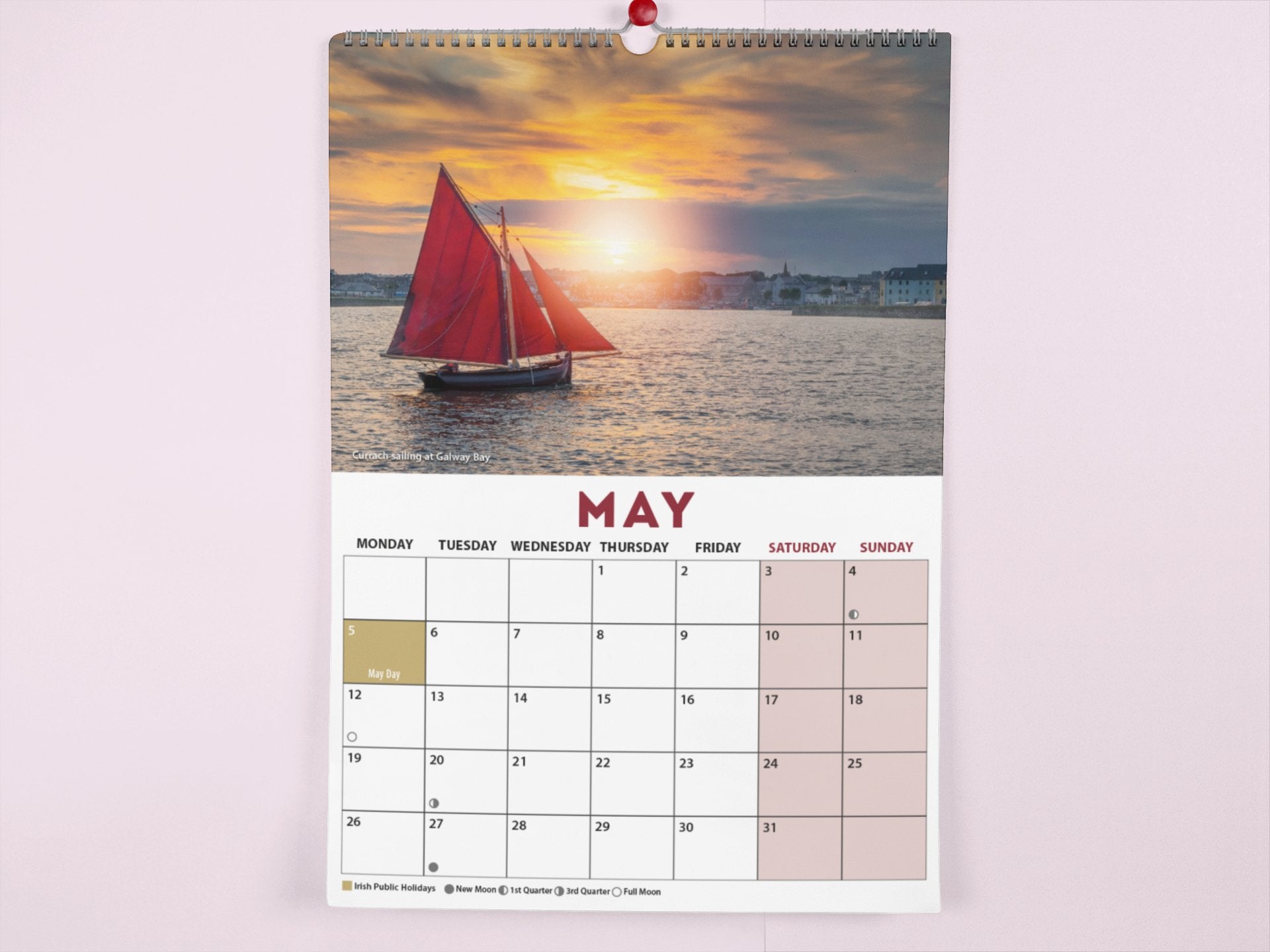 Galway 2025 A4 Wall Calendar - Jaycee