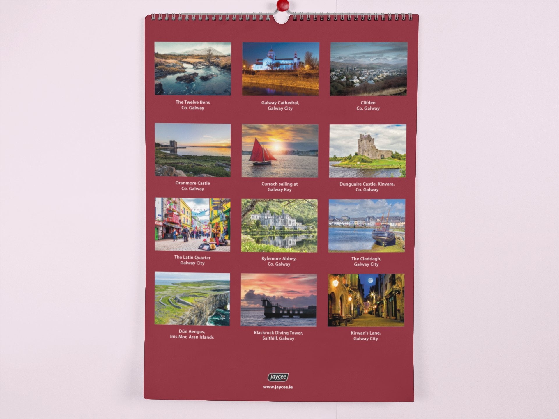 Galway 2025 A4 Wall Calendar - Jaycee