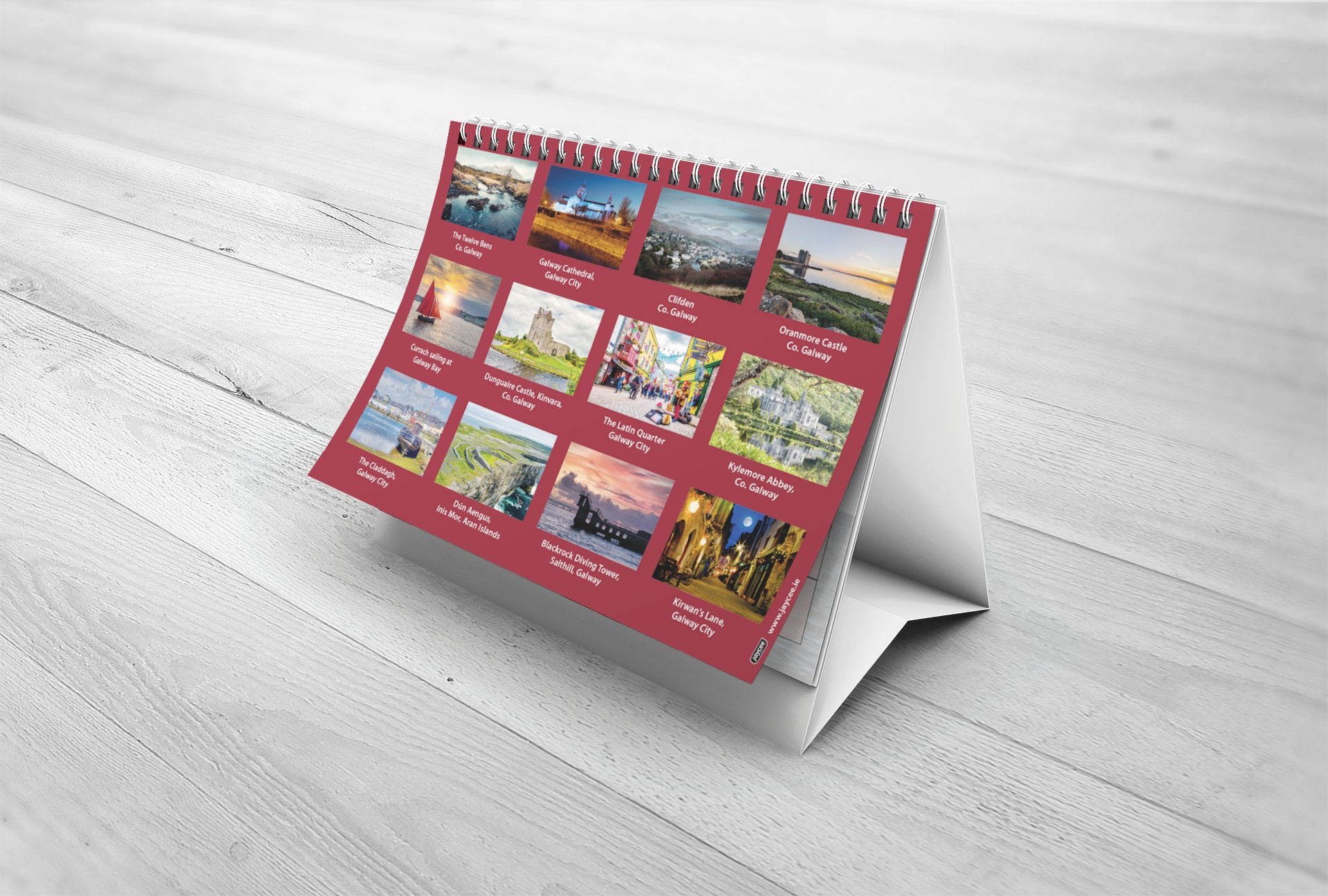 Galway 2025 A5 Desk Calendar - Jaycee