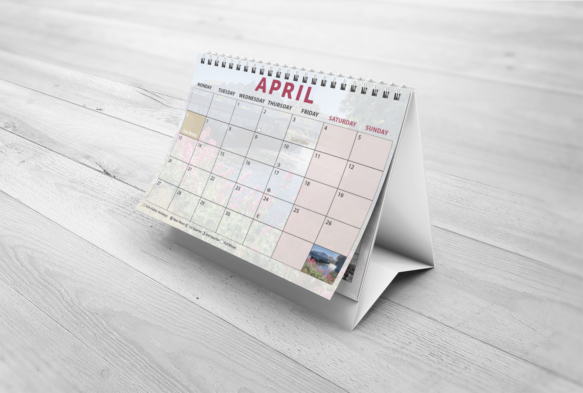 Galway 2026 A5 Desk Calendar - Jaycee