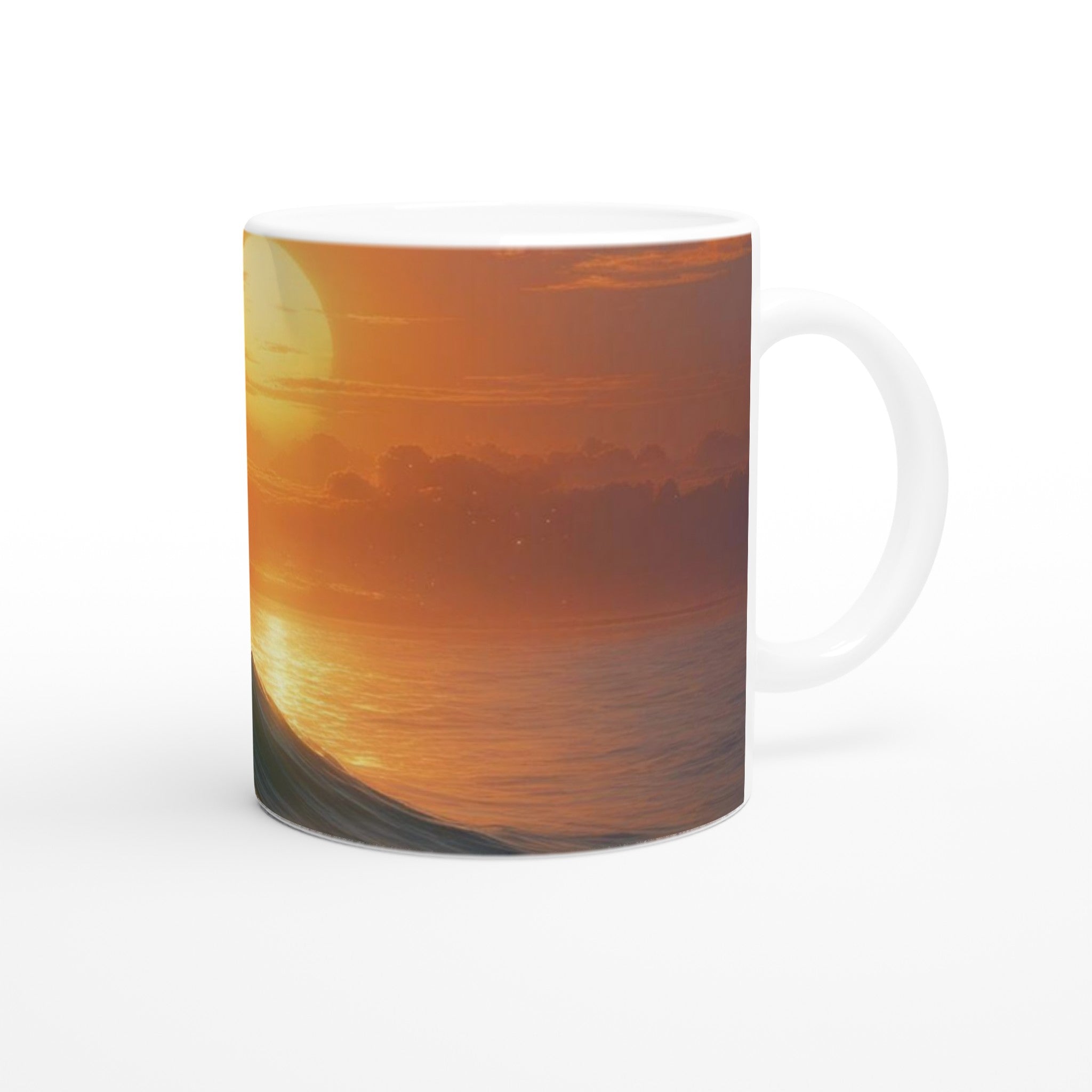 White 11oz Ceramic Mug - Jaycee