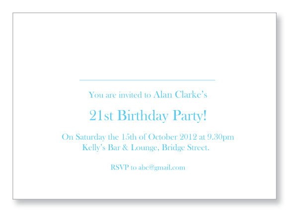 20s to 30s Party Invite 5247 Folded - Jaycee