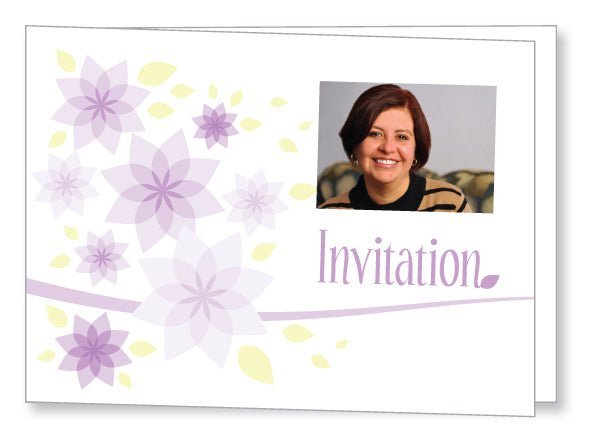 40s to 50s Party Invite 5342 Folded - Jaycee