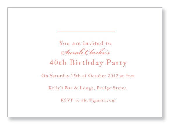 40s to 50s Party Invite 5345 Folded - Jaycee