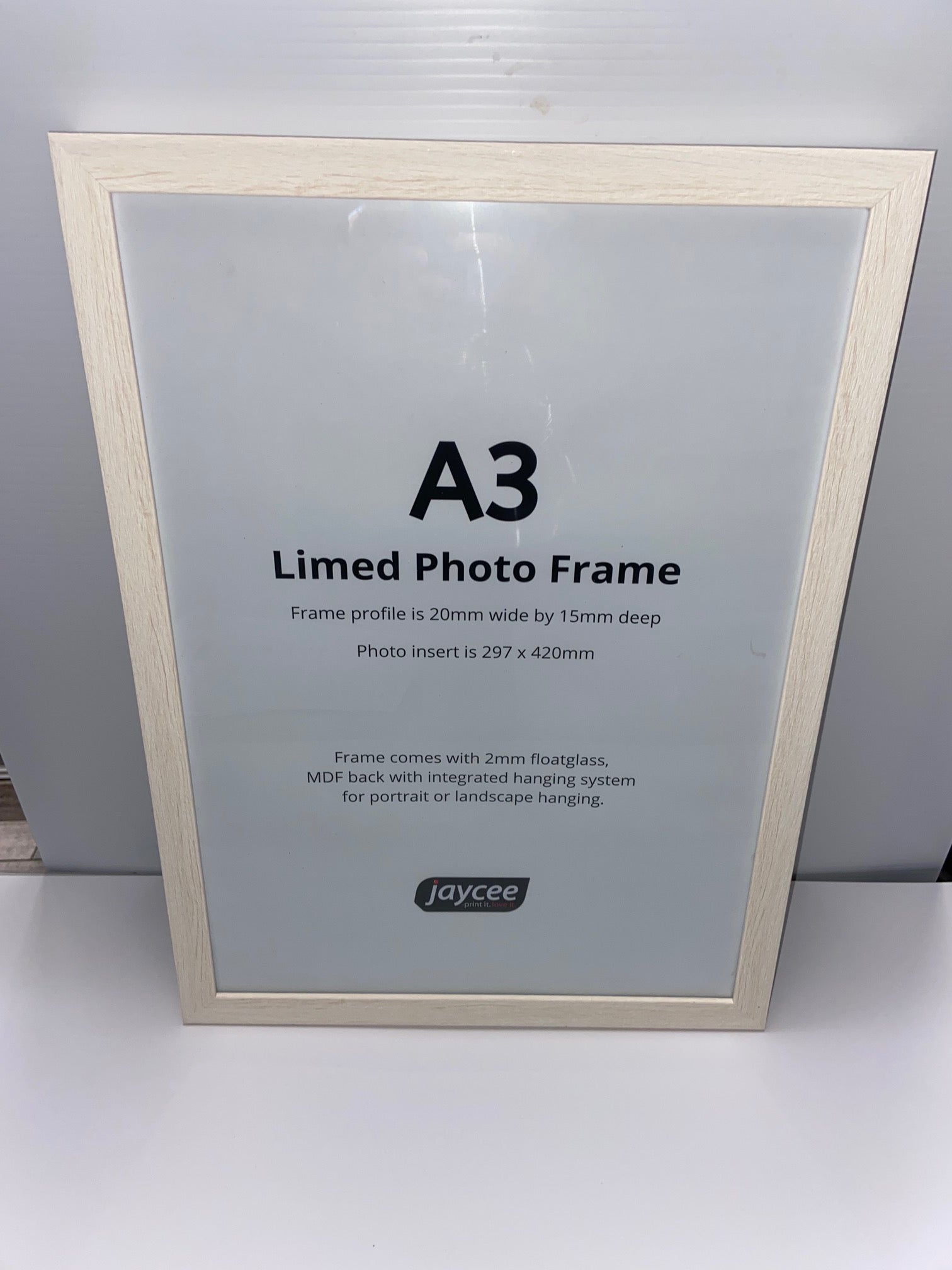 A3 Limed Photo Frame - Jaycee