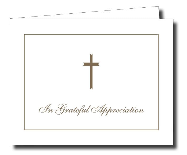 Frame For Acknowledgment Acknowledgment Card Folded 1462