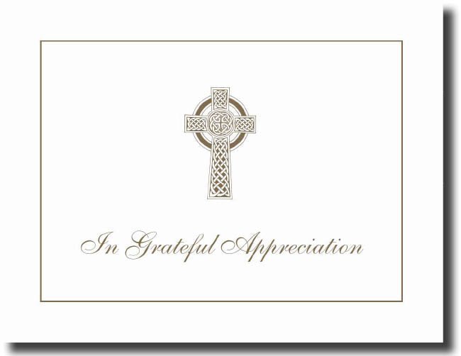 Acknowledgment Card Single 1409